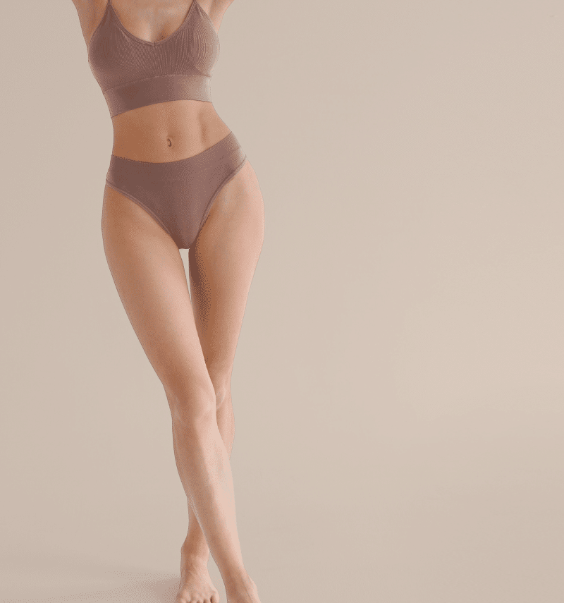 woman in bude bra and underwear woman in bude bra and underwear